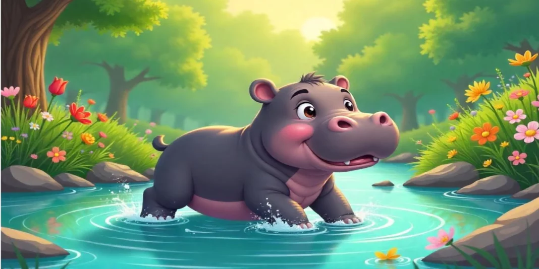 There’s a baby hippo named Moo Deng