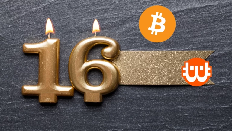 Bitcoin is 16, sweet sixteen