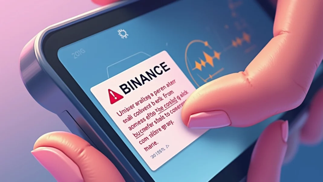 Binance's red alert: don't get scammed, guys!